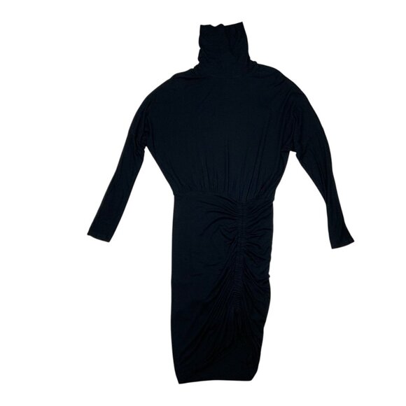 Veronica Beard Jeans Manda Dress M Black Turtleneck - Picture 13 of 13